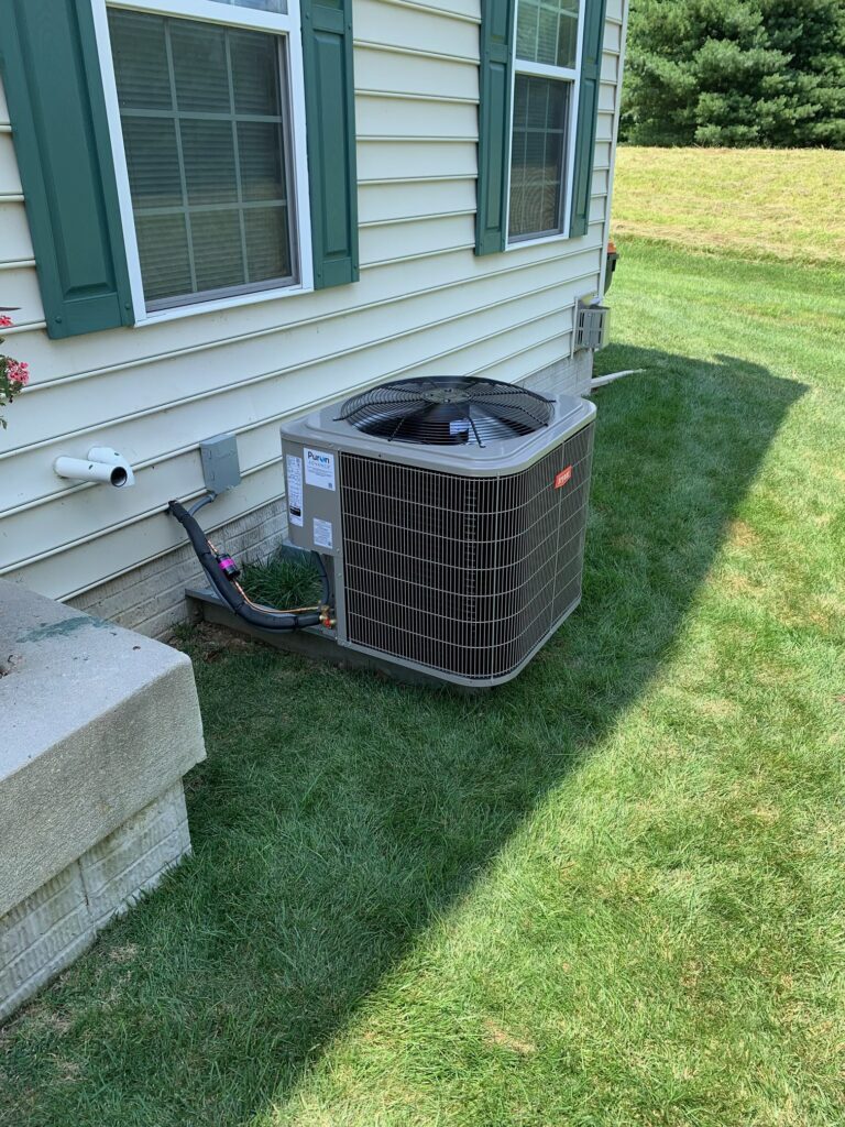 Frey after outdoor unit